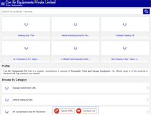 Tablet Screenshot of congarageequipments.com